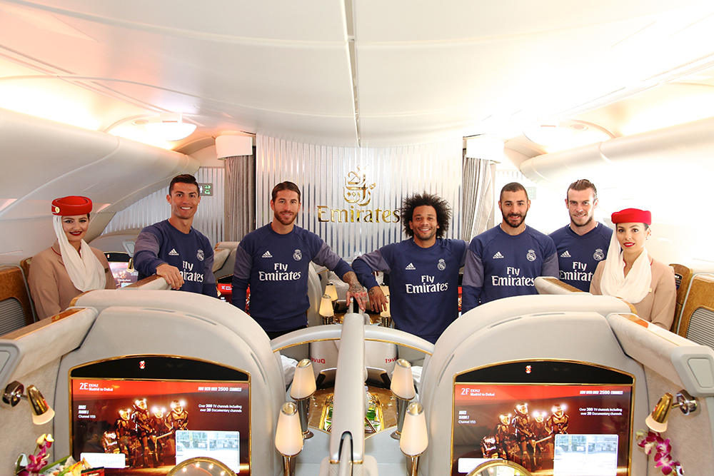 Emirates Real Madrid A380