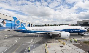 Boeing 787-9 Factory Rollout