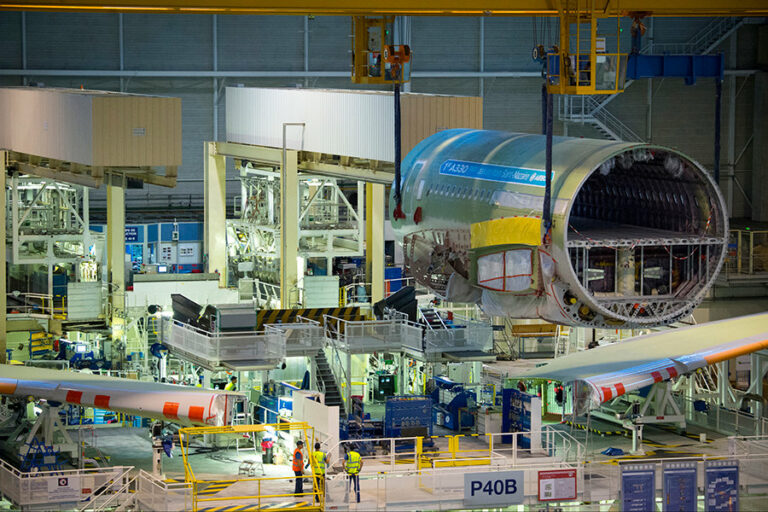 First A330neo starts its final assembly in Toulouse