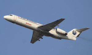 Iran Aseman Airlines Fokker 100