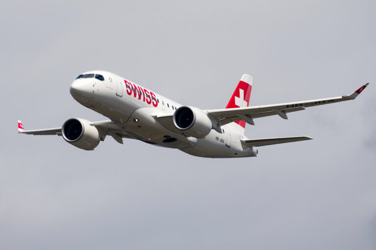 Bombardier Delivers the Sixth CS100 Aircraft to Swiss