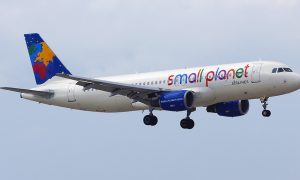 Small Planet Airlines A320