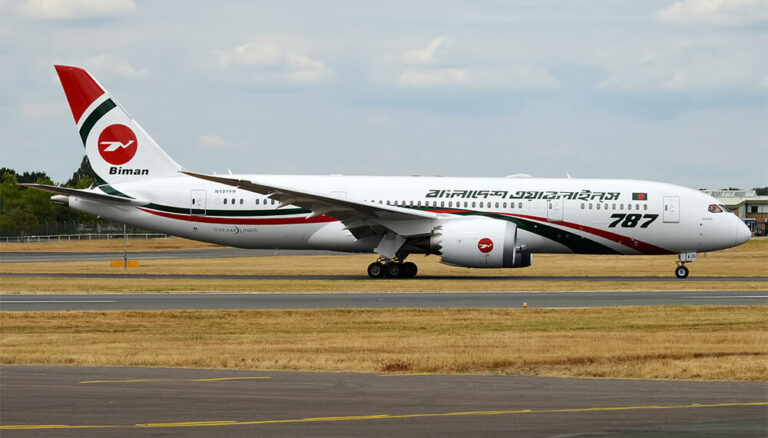 Biman Bangladesh Airlines Returns to Manchester Airport