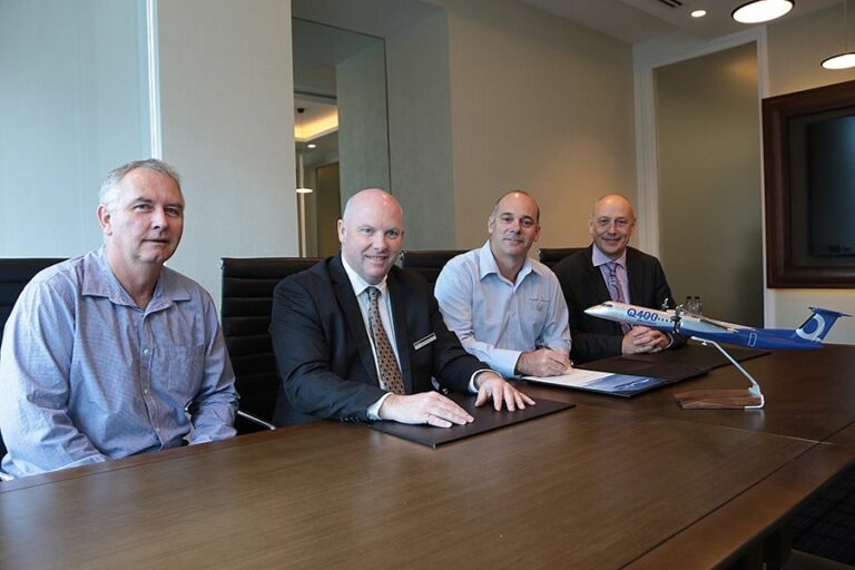 Bombardier and Hawker Pacific extend Authorized Service Facility agreement for Q Series aircraft