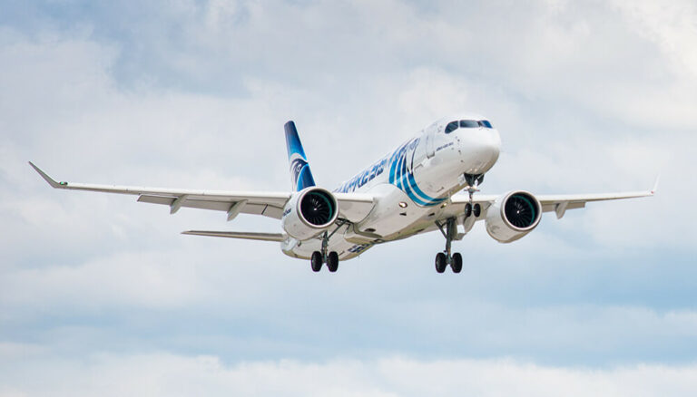 First EgyptAir A220-300 Takes to the Skies