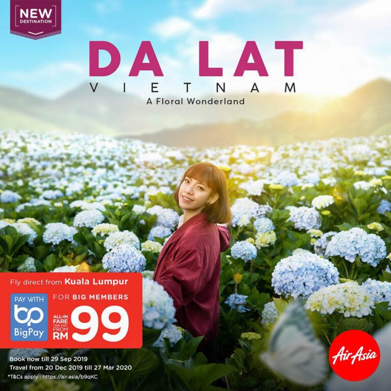 AirAsia Expands Its Footprint in Vietnam with New Route to Da Lat