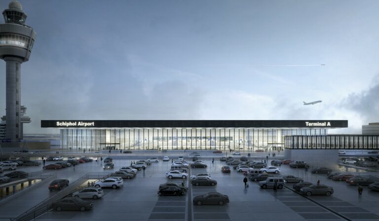 Amsterdam Airport Schiphol Presents New Terminal