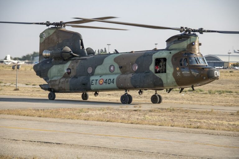 Boeing to Modernize Entire Spanish Chinook Helicopter Fleet