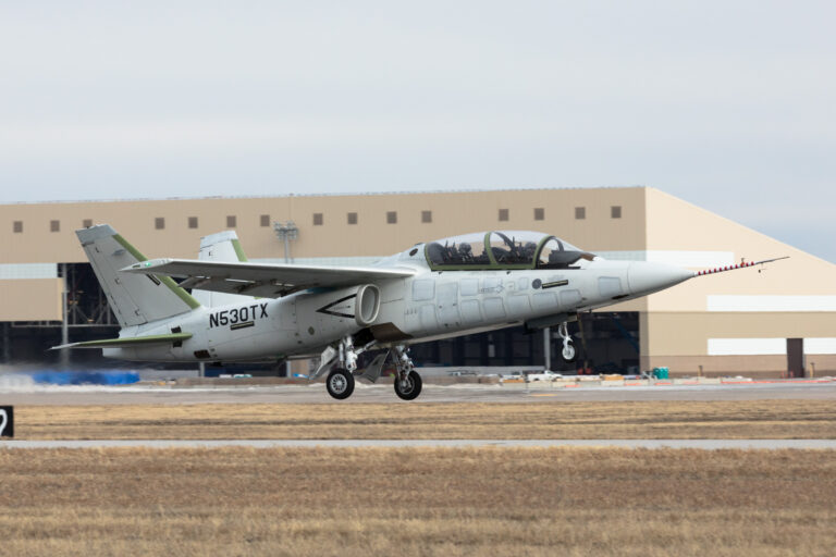 First production conforming Scorpion jet completes successful first flight