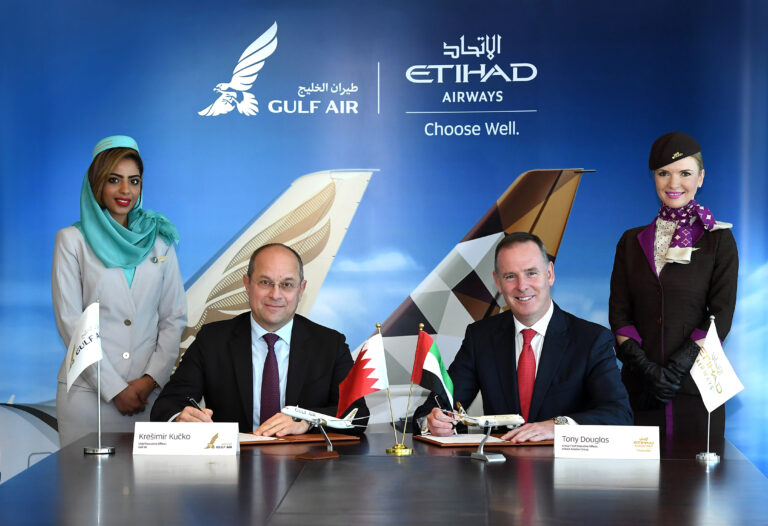 Gulf Air And Etihad Airways Sign New Codeshare Agreement