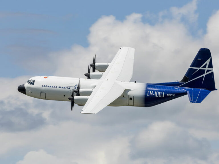 Lockheed Martin Rolls Out First LM-100J Super Hercules Commercial Freighter