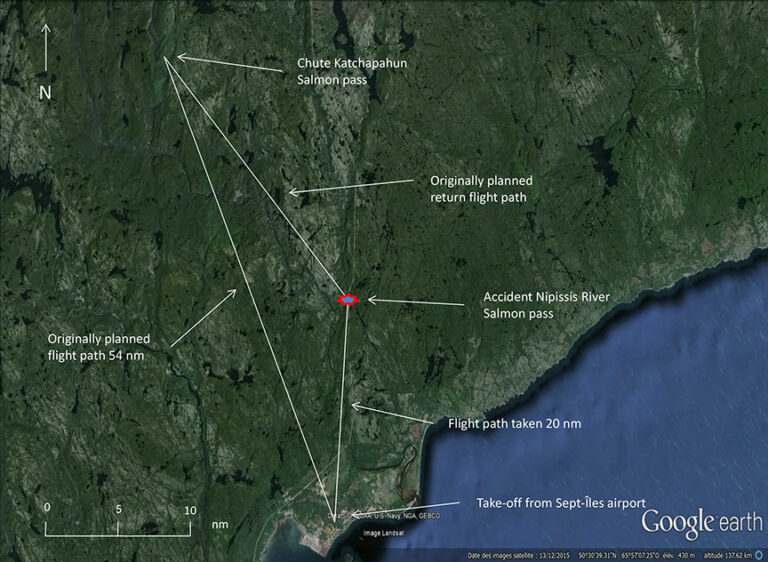 Loss of directional control led to September 2015 collision with terrain near Sept-Îles, Quebec