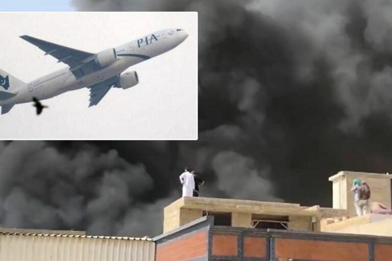 Pakistan International Airlines Plane Crashes Near Karachi