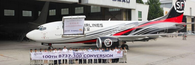 PEMCO Celebrates 100th B737-300 Freighter Conversion