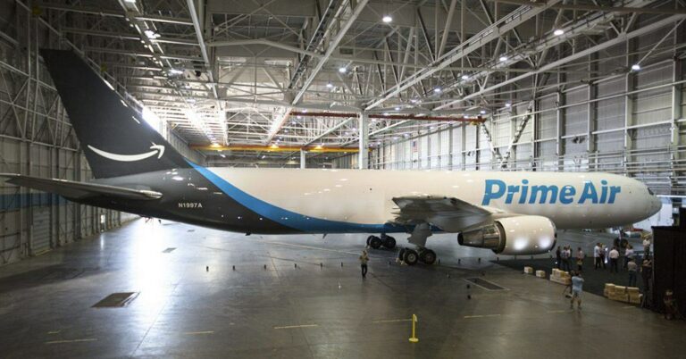 Amazon’s Prime Air unveils its first aircraft