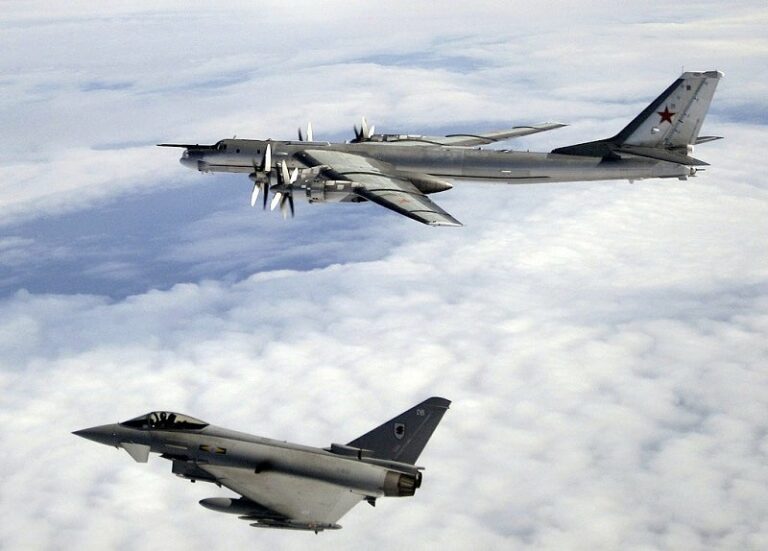 RAF Scramble Typhoon Fighter Jets to Intercep Russian Bomber