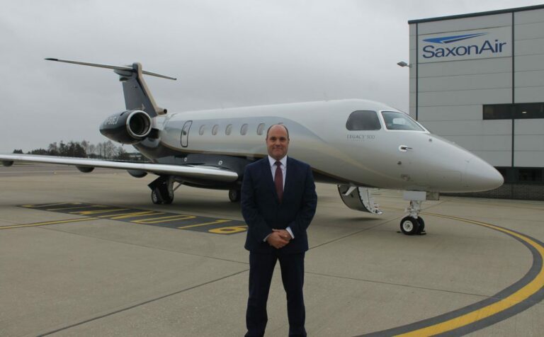 SaxonAir takes delivery of the Embraer Legacy 500