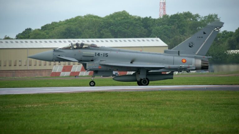 Spanish Air Force Eurofighter Crashes in southeastern Spain, Killing Pilot