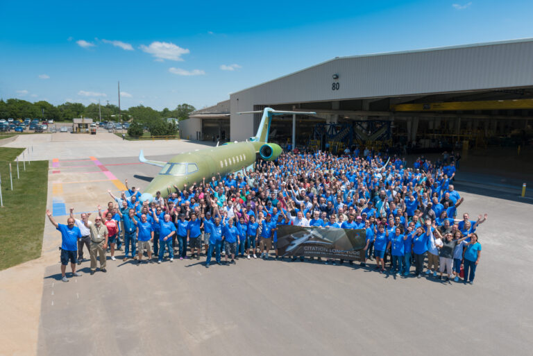 Textron Aviation rolls out first production Cessna Citation Longitude