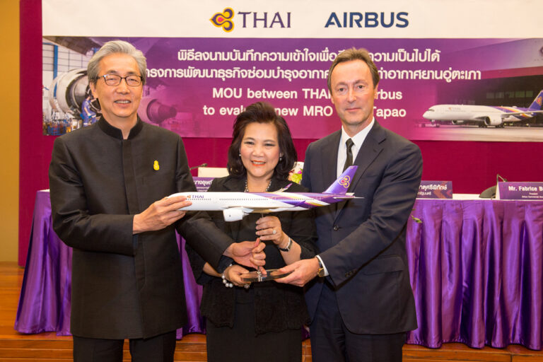 Airbus and Thai Airways to evaluate new MRO business