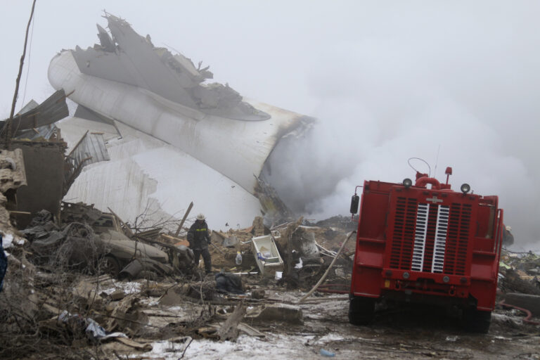 Turkish cargo Boeing 747 crashes in Kyrgyzstan
