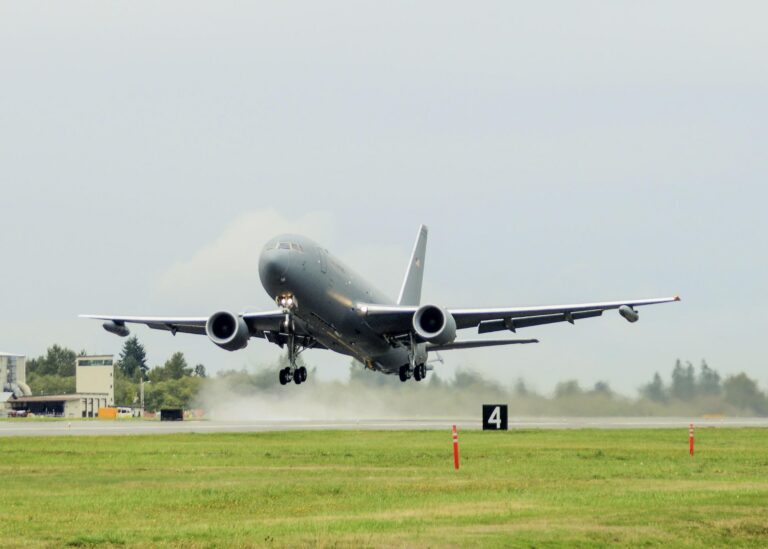 U.S. Air Force KC-46A tanker completes first flight